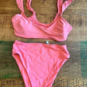 Aerie Coral Bikini Set